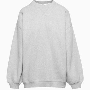 Aritzia Tna⎜COZY FLEECE MEGA SWEATSHIRT⎜HEATHER CHROME